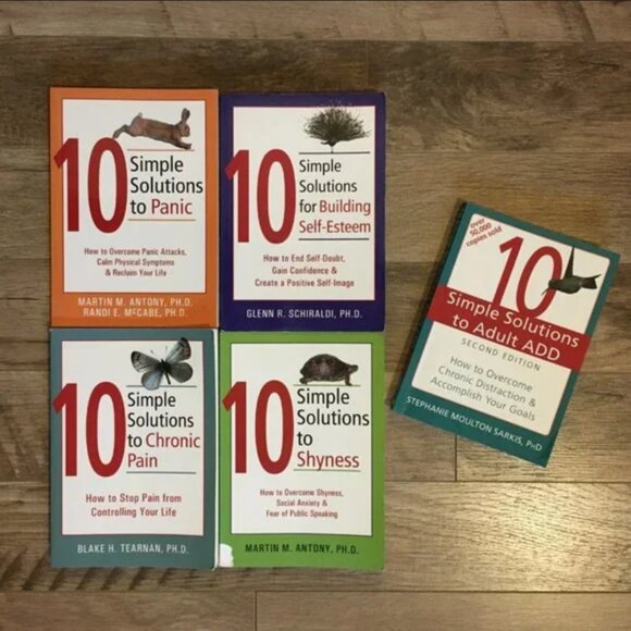 '10 Simple Solutions to Shyness' Psychology Softcover Book - Picture 2 of 6